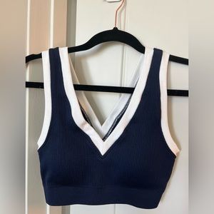 aerie Sports bra/top, XS, Navy
